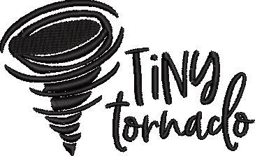 Tiny Tornado Embroidery Design