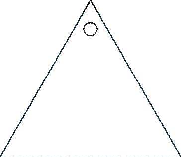 Triangle Shape Key Fob - ITH