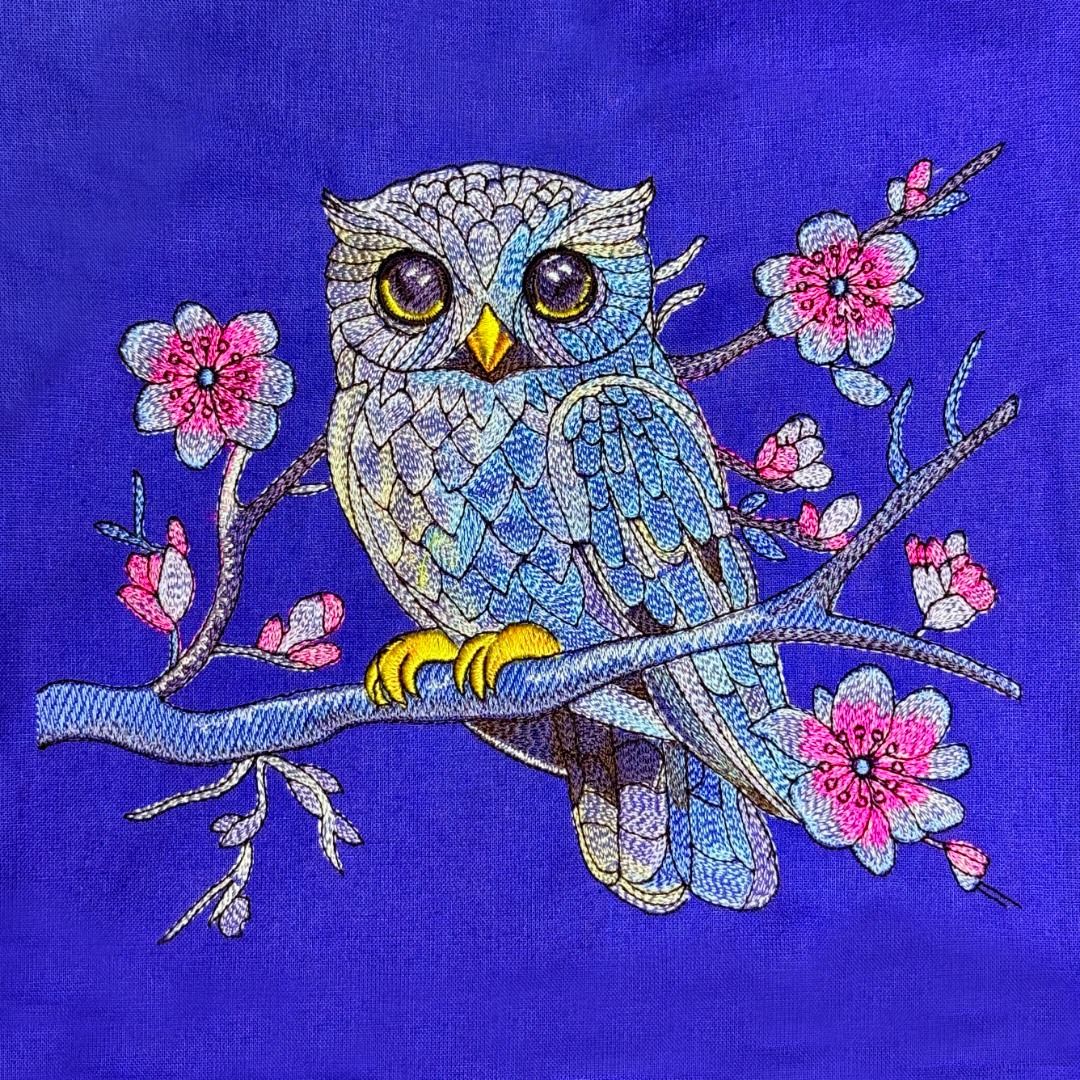Colorful Floral Owl Colorful Floral Owl