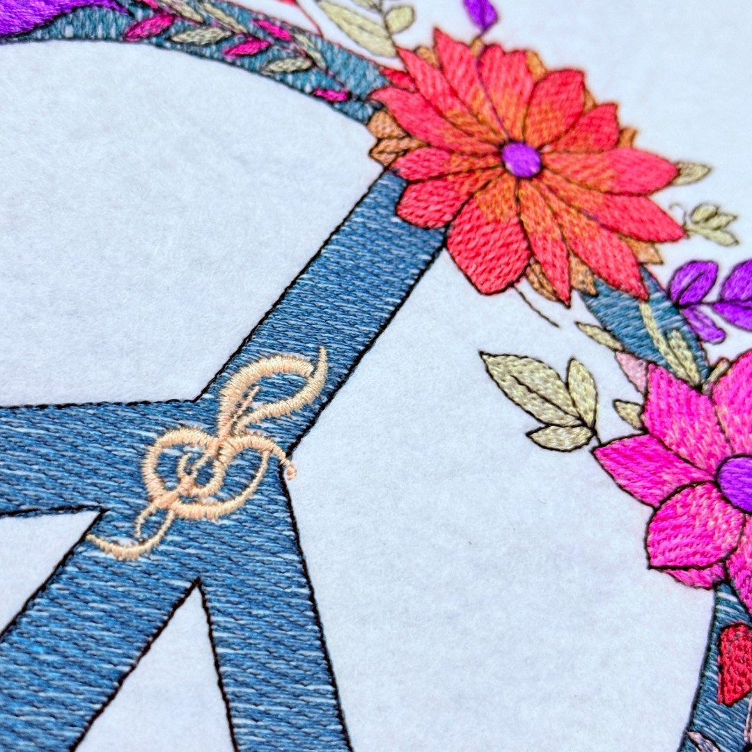 Musical Peace Floral Sign Musical Peace Floral Sign