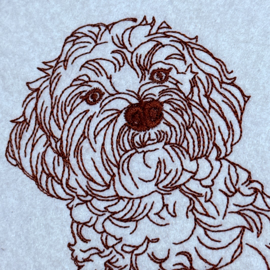 Cockapoo Line Art Cockapoo Line Art