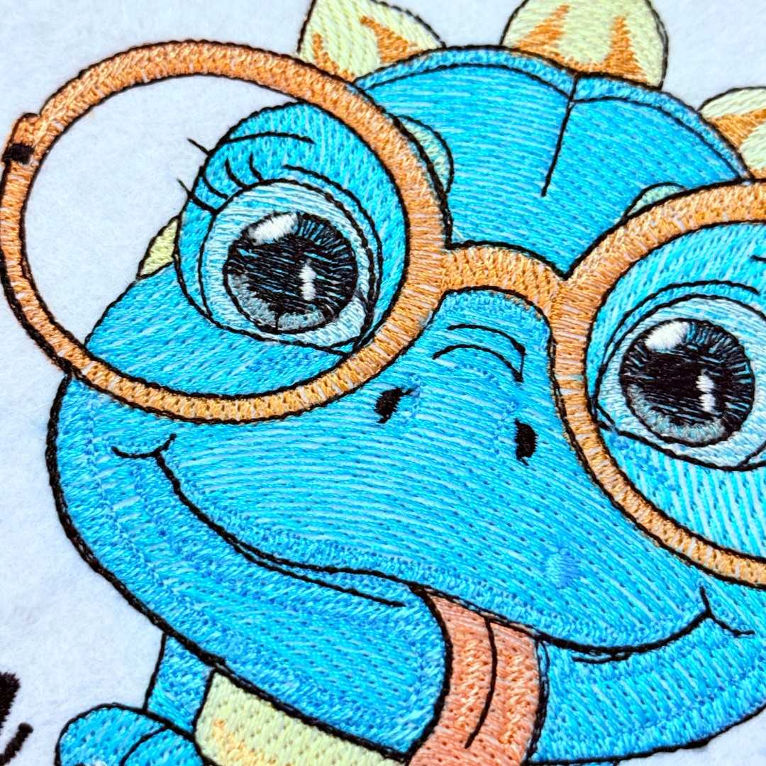 Funny Dino With Glasses Funny Dino With Glasses
