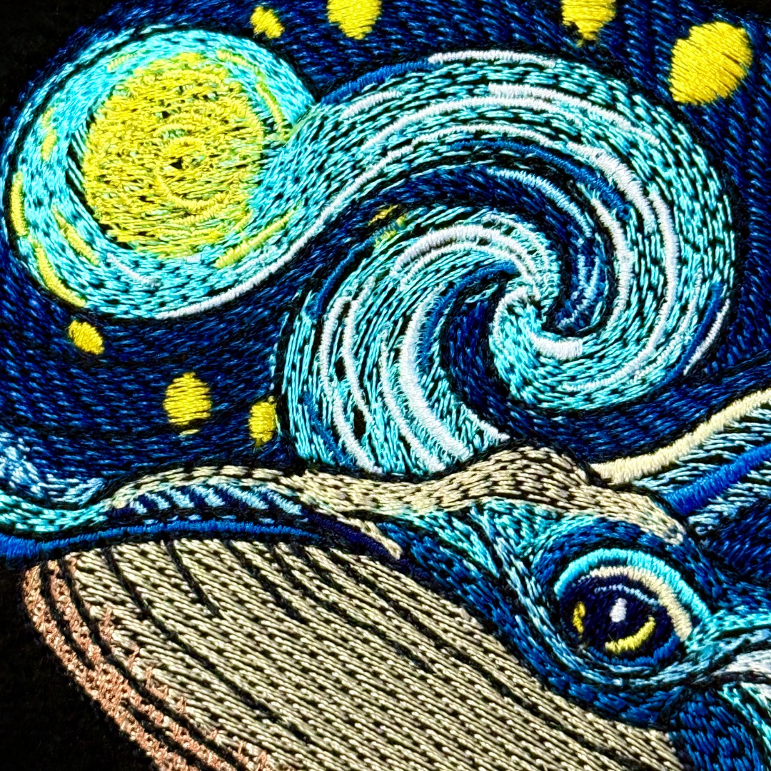 Starry Night Blue Whale