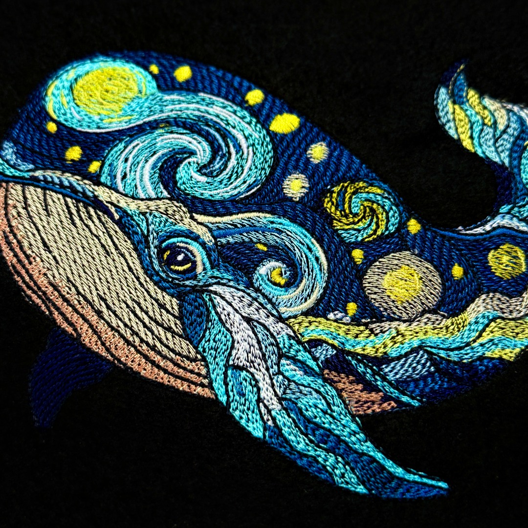 Starry Night Blue Whale