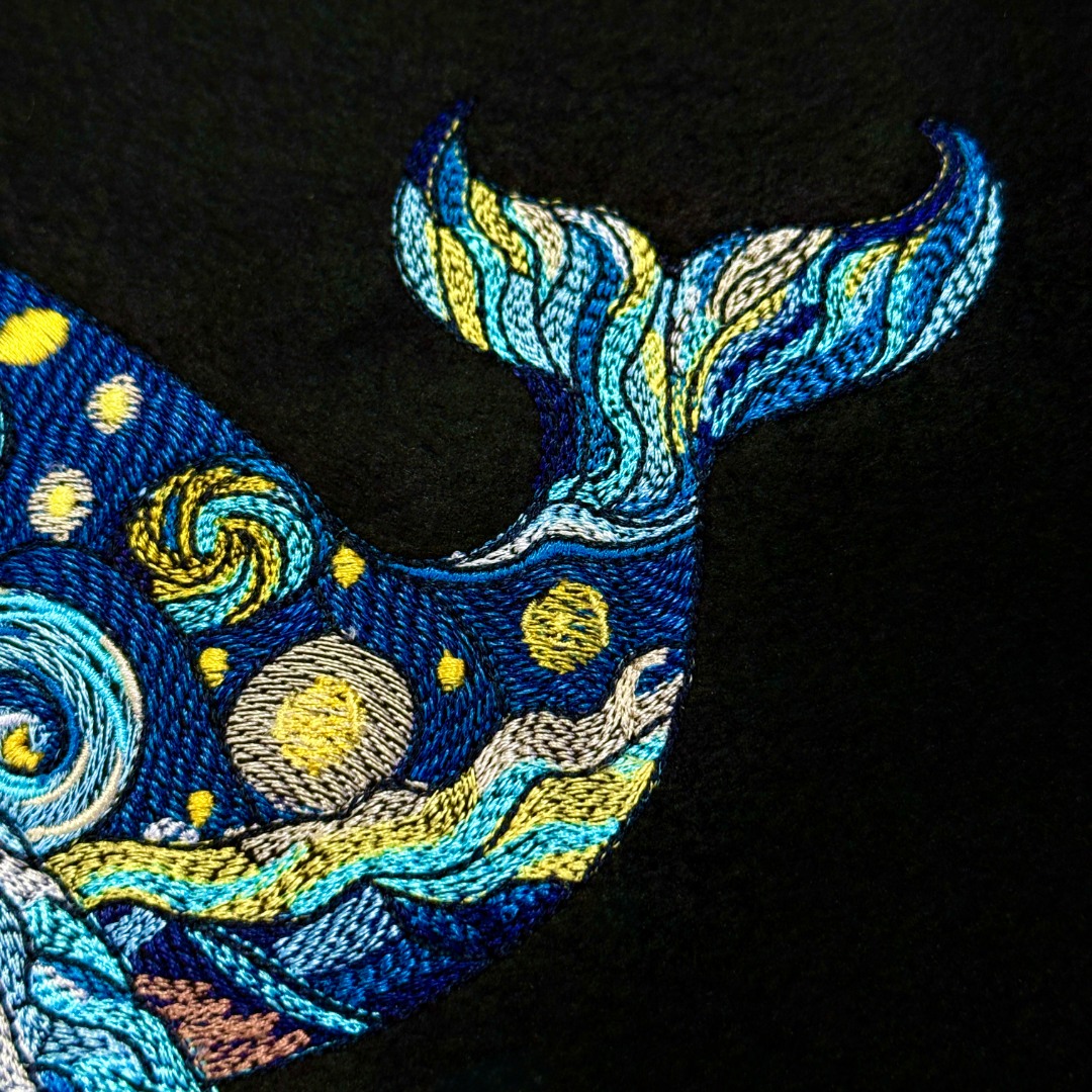 Starry Night Blue Whale