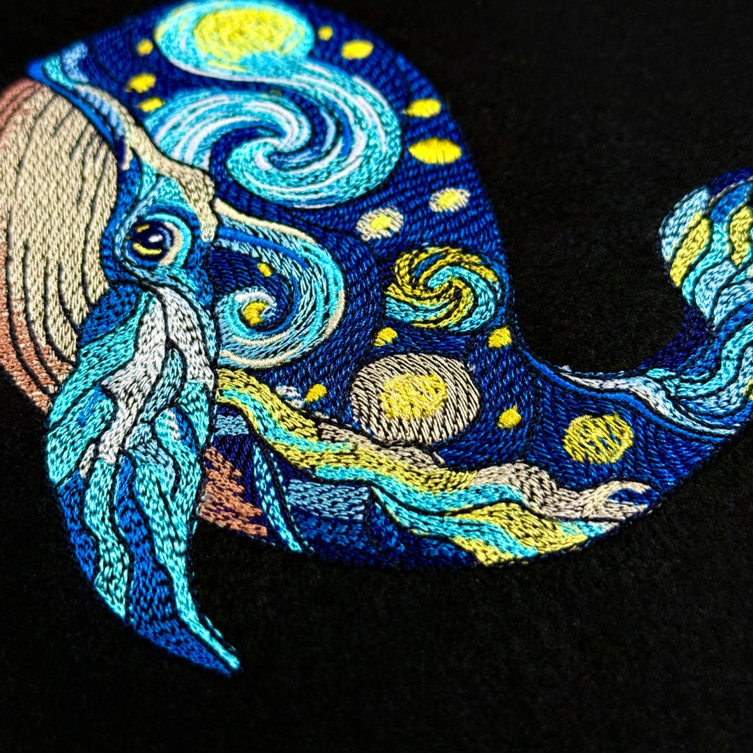 Starry Night Blue Whale