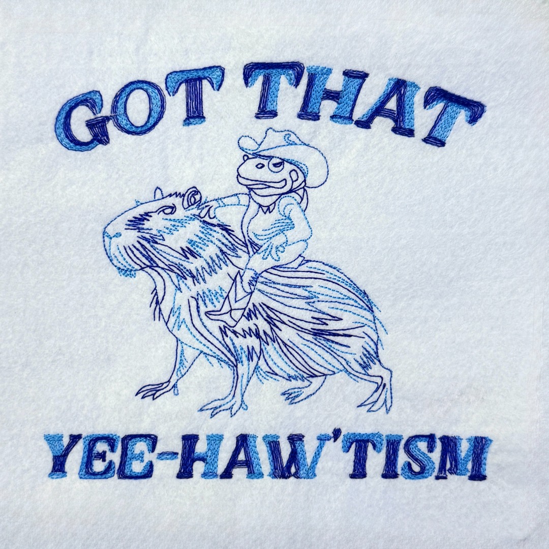 Yee-Haw'tism Frog On Capybara Yee-Haw'tism Frog On Capybara