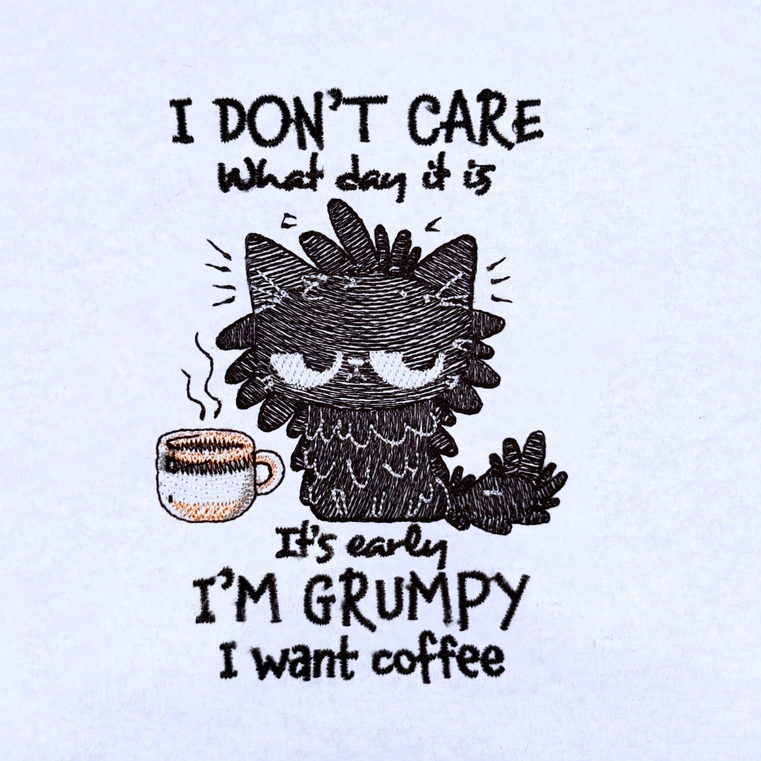 Grumpy Coffee Cat Funny Saying Grumpy Coffee Cat Funny Saying
