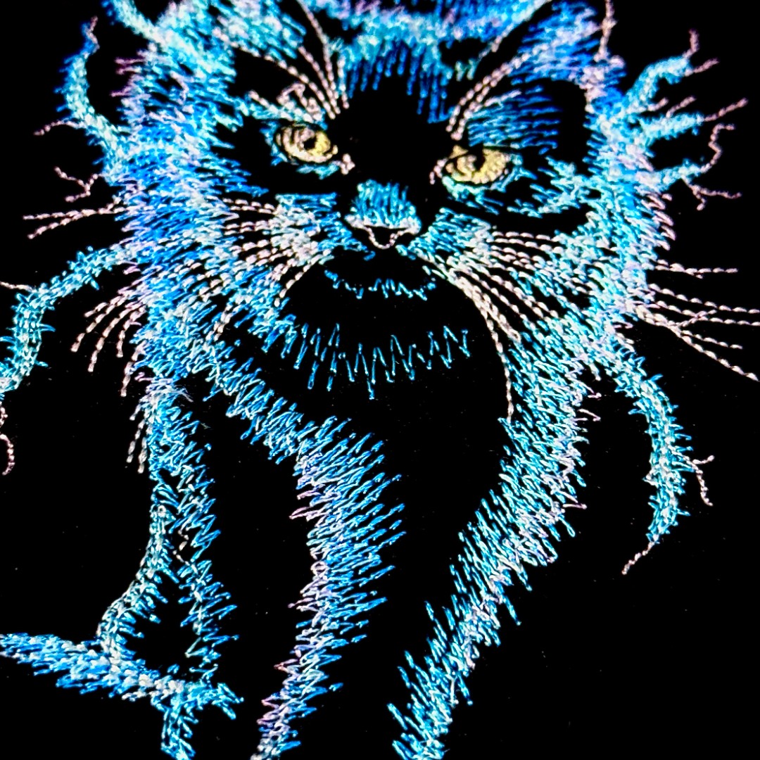 Blue Electric Cat