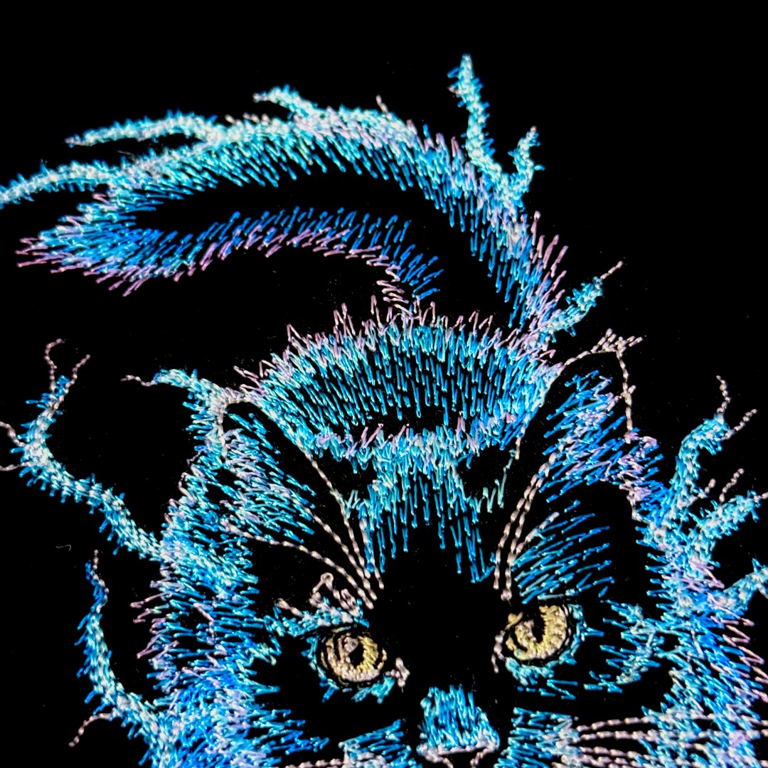 Blue Electric Cat