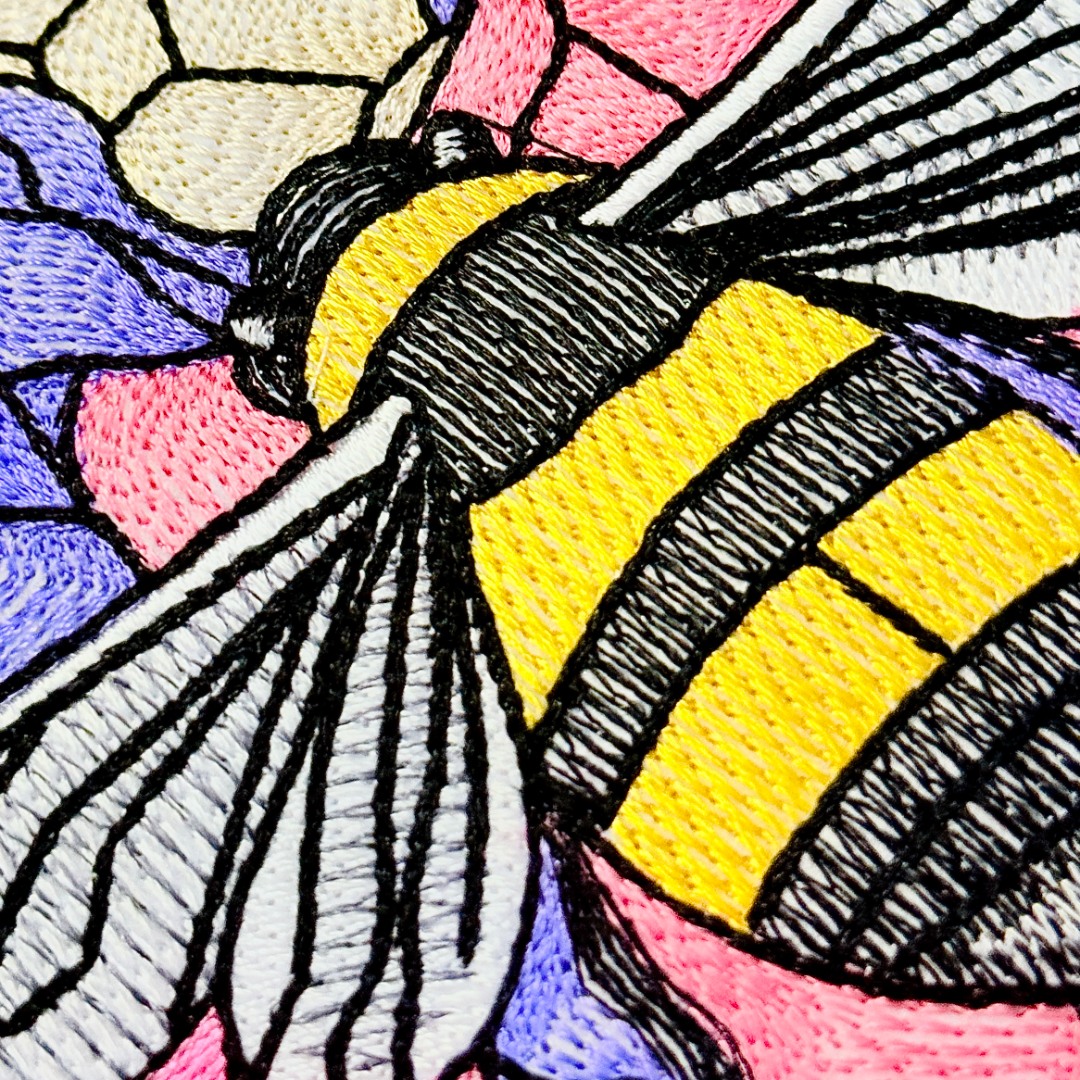 Stained Glass Honey Bee Stained Glass Honey Bee