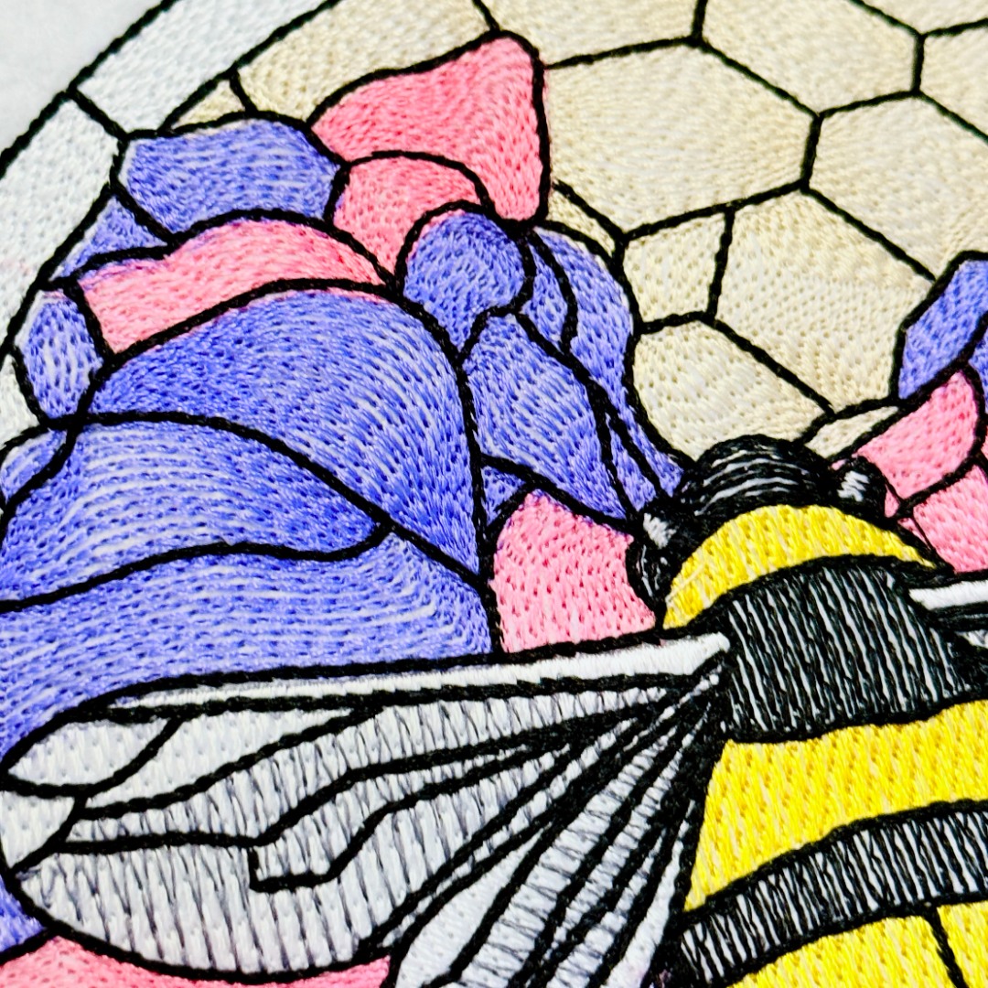 Stained Glass Honey Bee Stained Glass Honey Bee