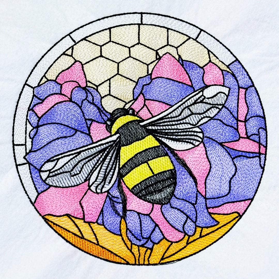 Stained Glass Honey Bee Stained Glass Honey Bee