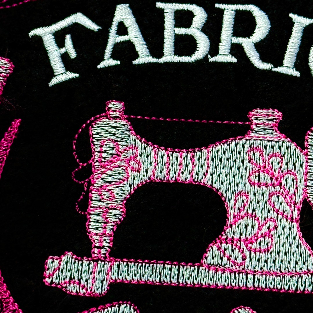 Fabric Funny Sewing Quote