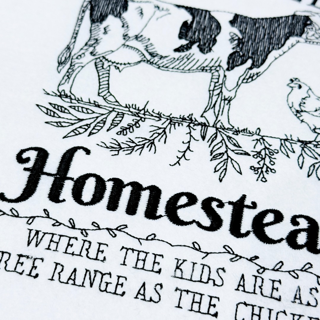 Home Sweet Homestead Cow Quote