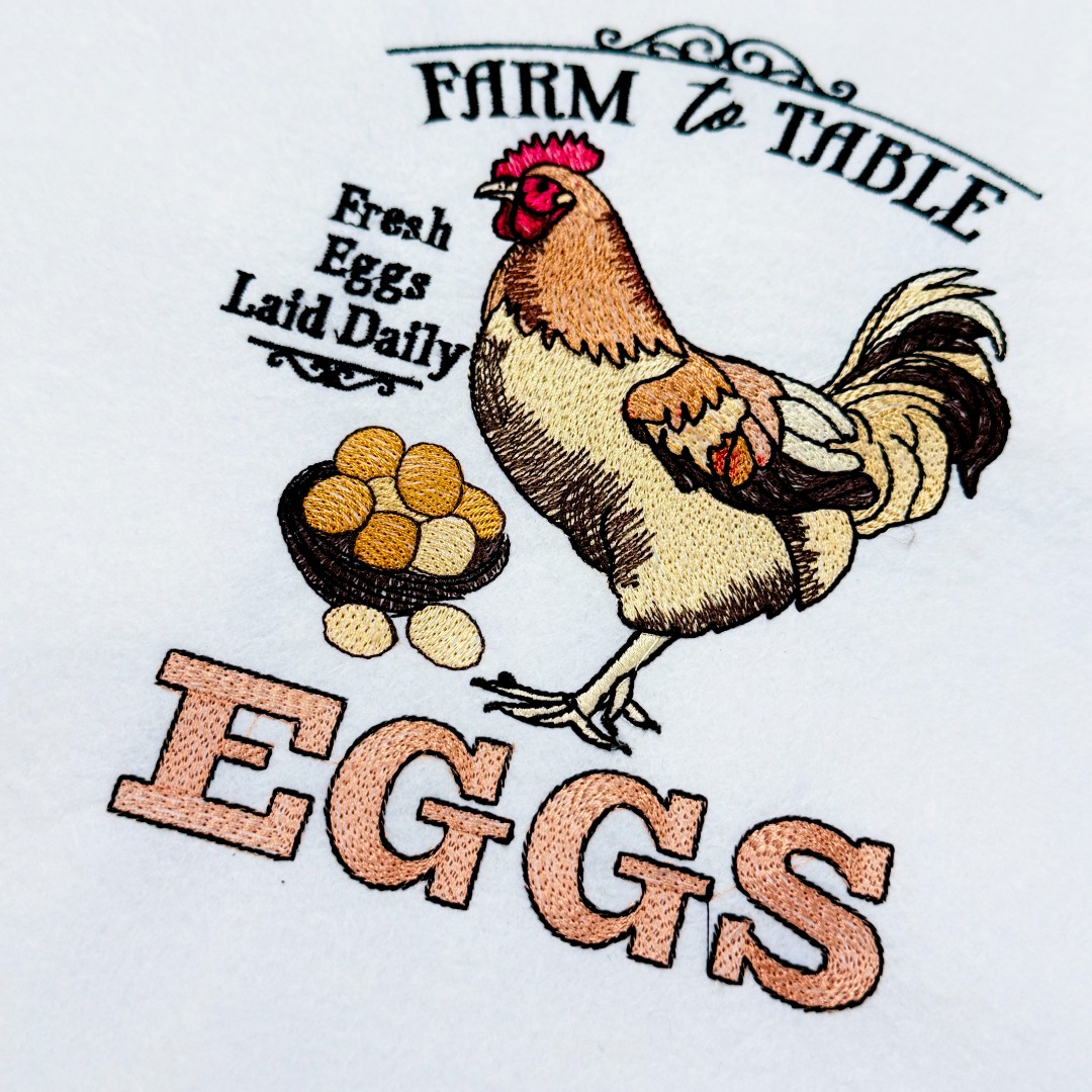 Fresh Eggs Laid Daily Quote