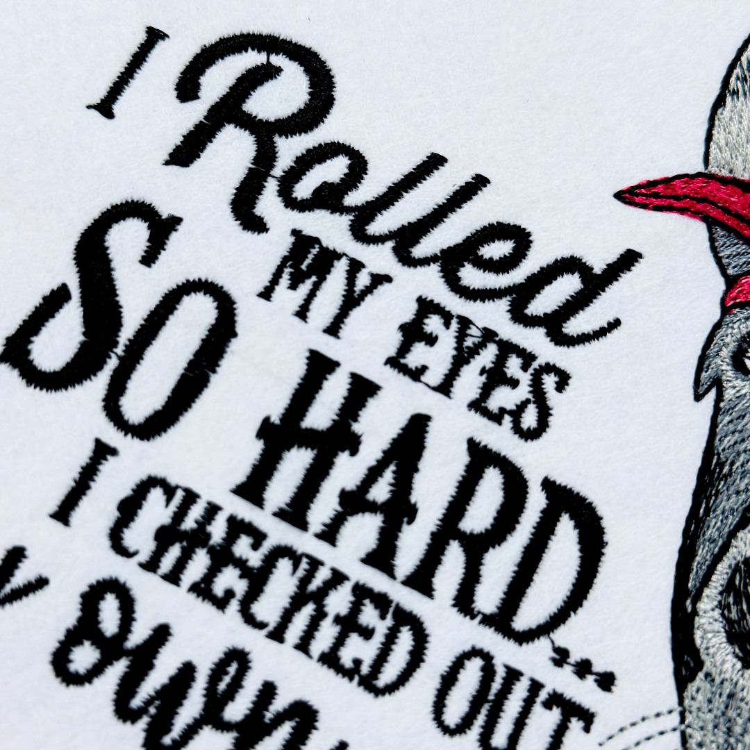 I Rolled My Eyes Funny Donkey Saying