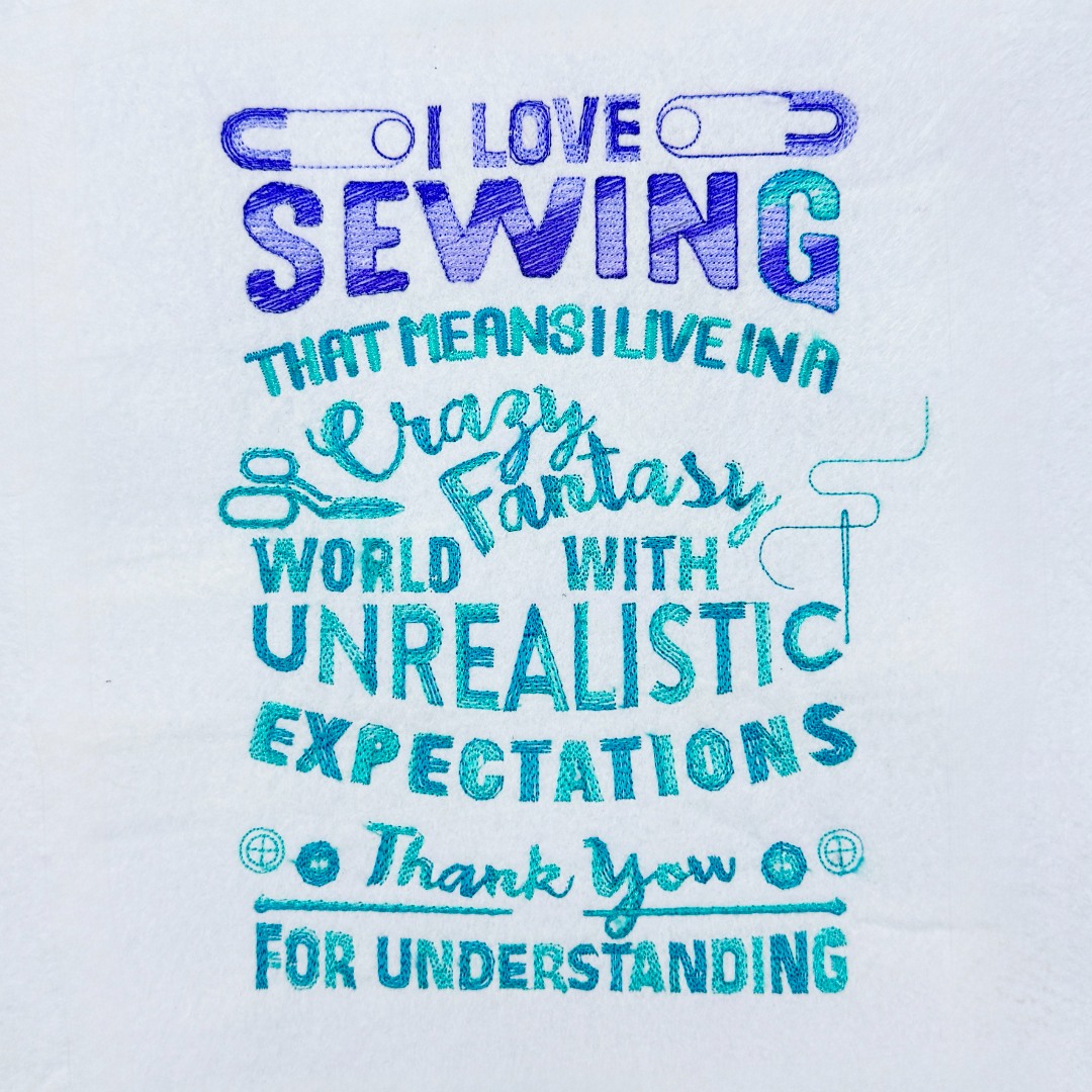 I Love Sewing Quote - Free in July Value Pack I Love Sewing Quote - Free in July Value Pack
