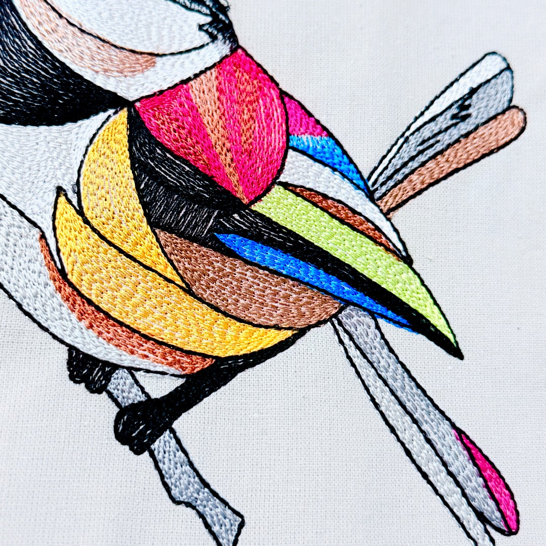 Stained Glass Sparrow