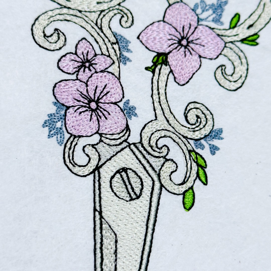 Floral Scissors