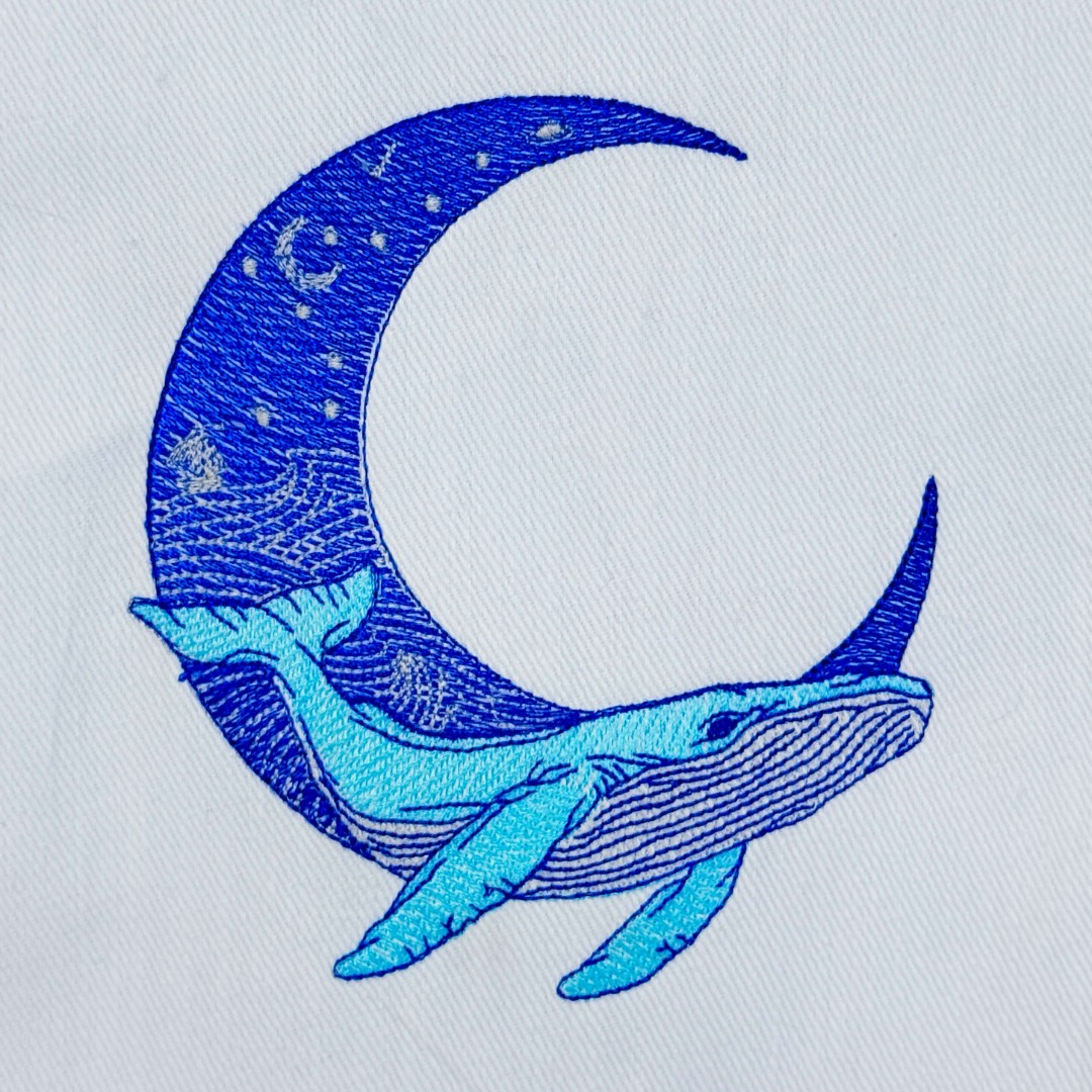 Starry Night Blue Whale Moon - Free in Aug Value Pack