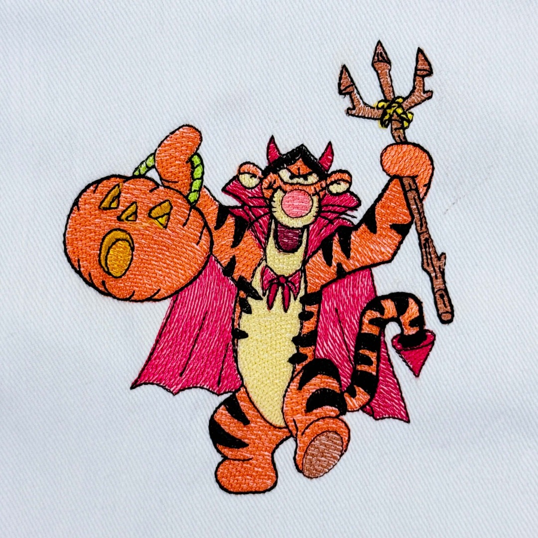 Tiger With Pumpkin - Free in Aug Value Pack