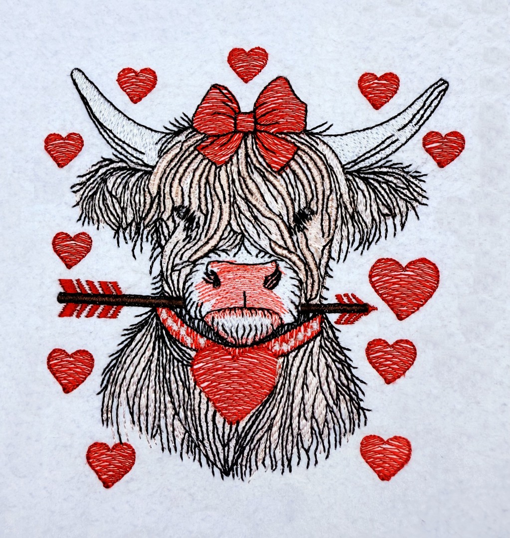 Valentine's Highland Cow Valentine's Highland Cow