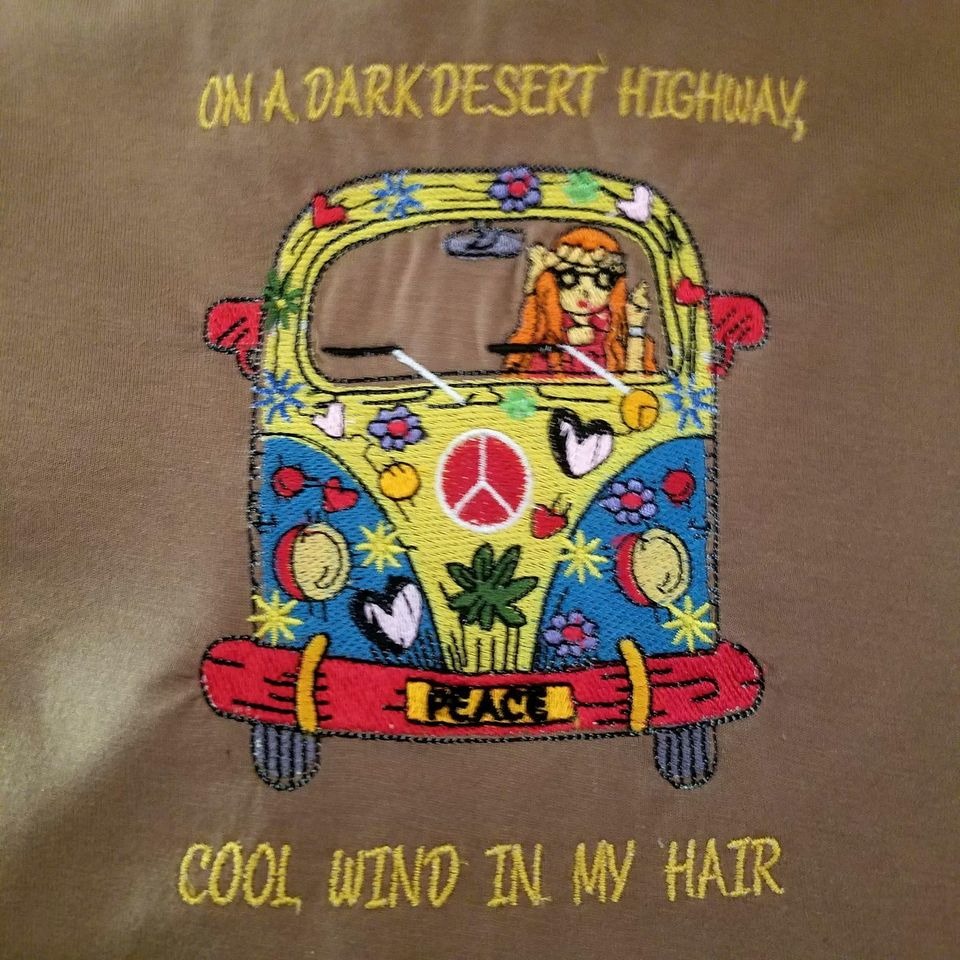 Colourful Hippie Van