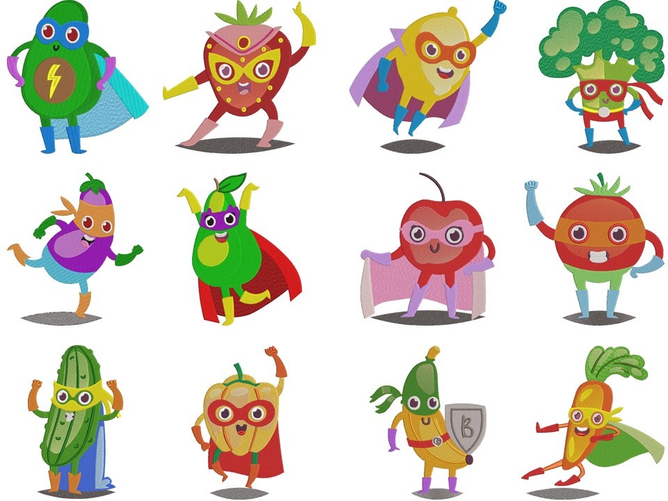 Vegetable Super Heroes Vegetable Super Heroes