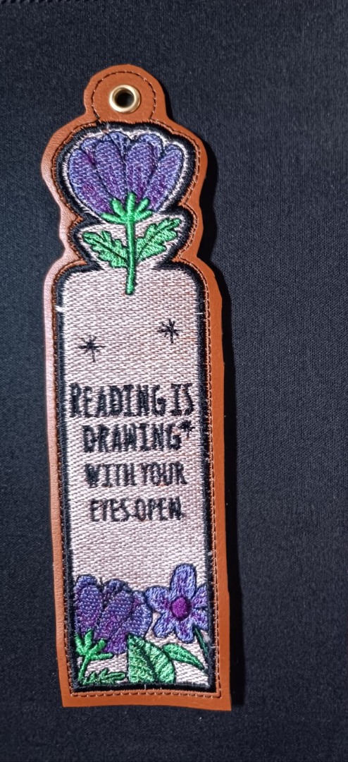 Reading Is Drawing With Your Eyes Bookmark Reading Is Drawing With Your Eyes Bookmark