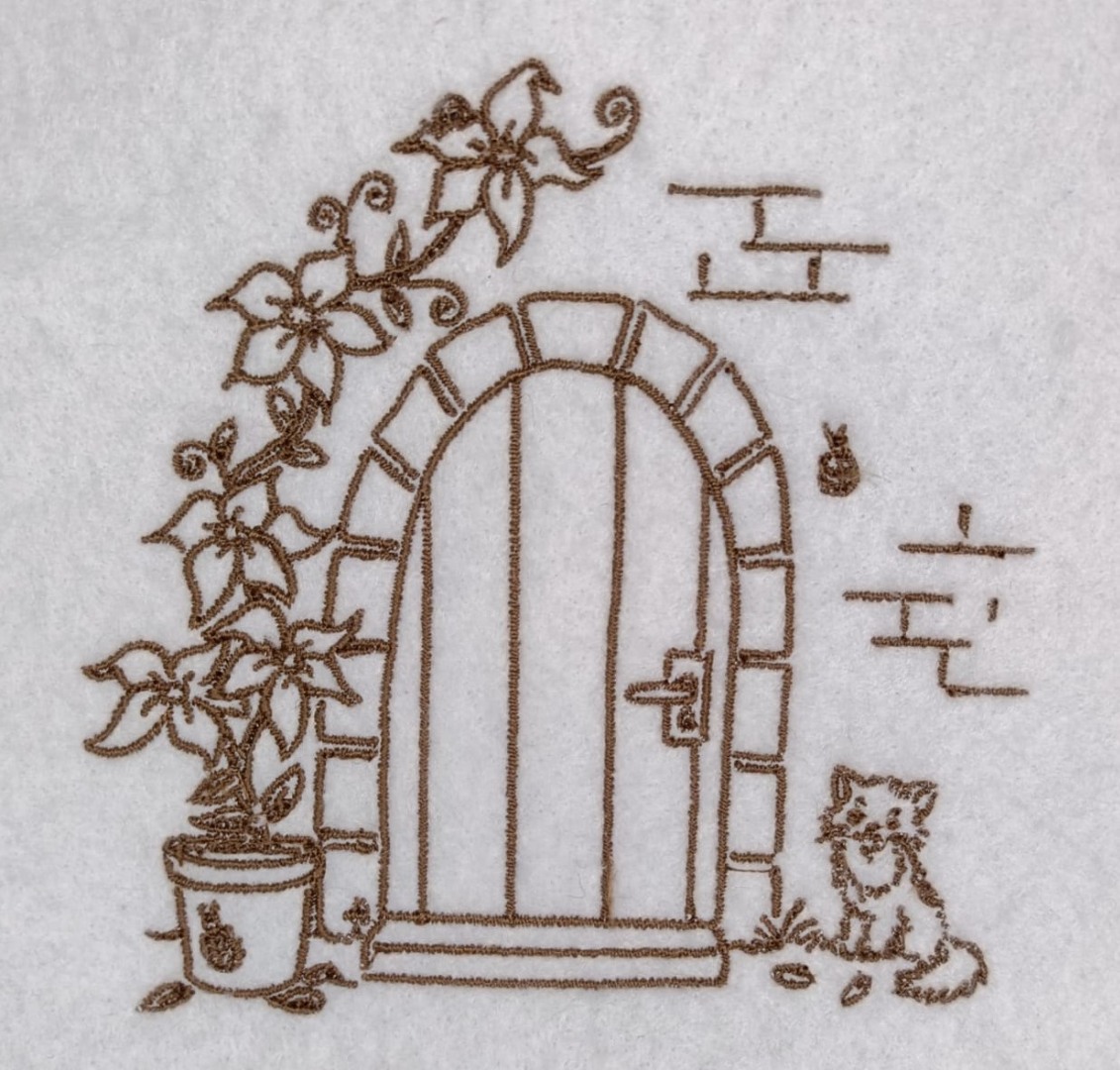 Floral Door