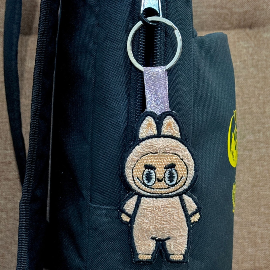Furry Animal Doll Key Fob Pack