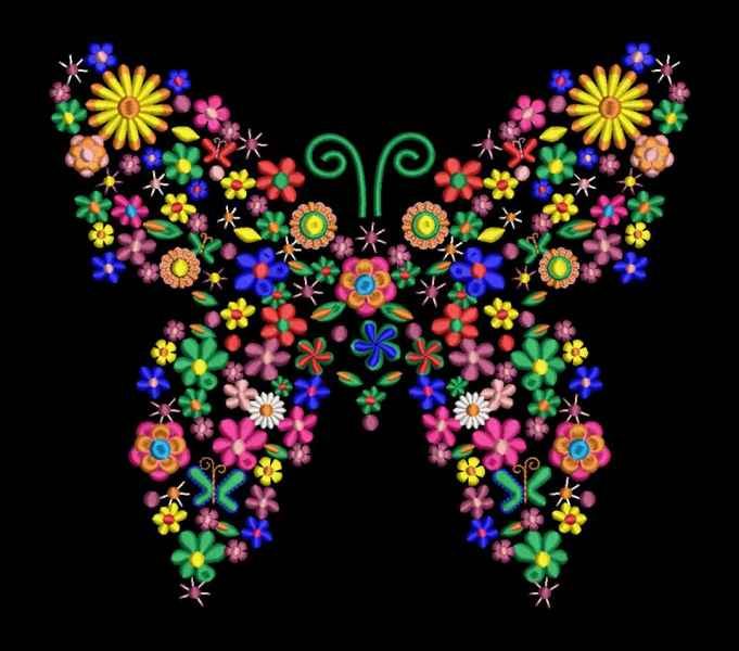 Floral Butterfly