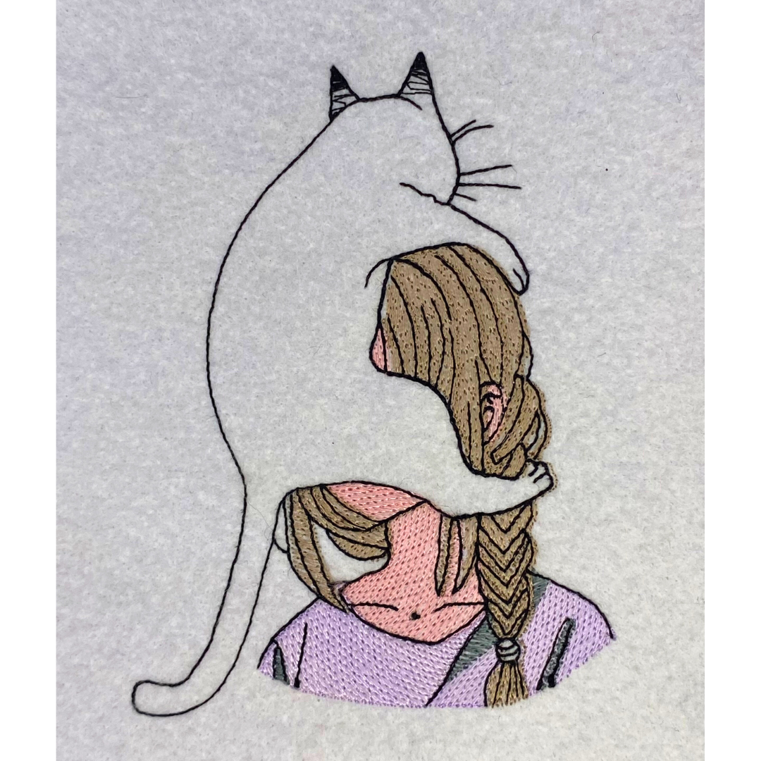 Cat On Girl Cat On Girl
