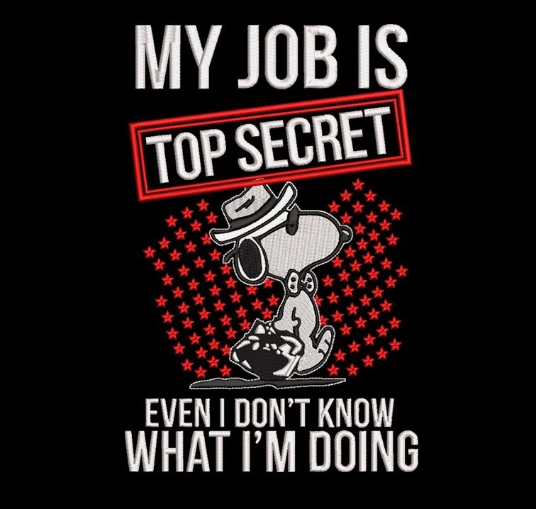 My Job is Top Secret Funny Saying My Job is Top Secret Funny Saying