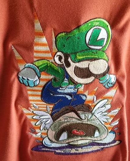 Adventurous Plumber Embroidery Pattern Adventurous Plumber Embroidery Pattern
