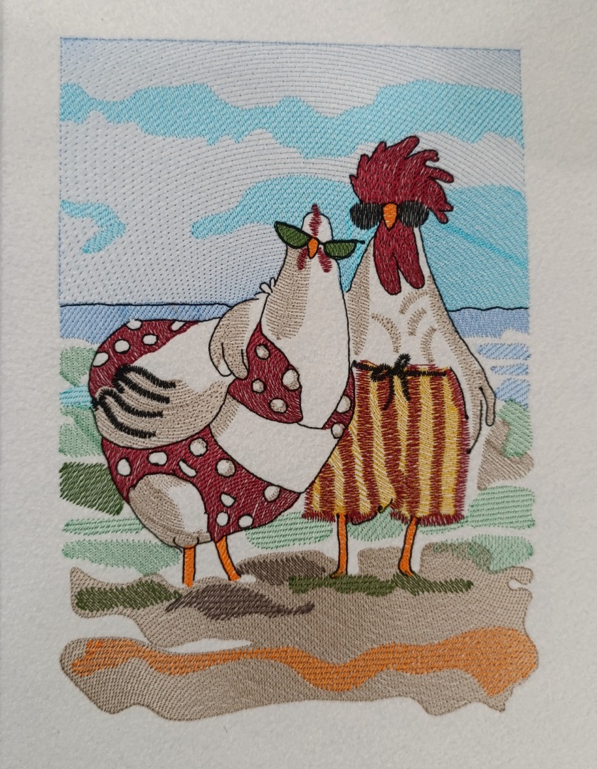 Cute Chicken Couple Cute Chicken Couple