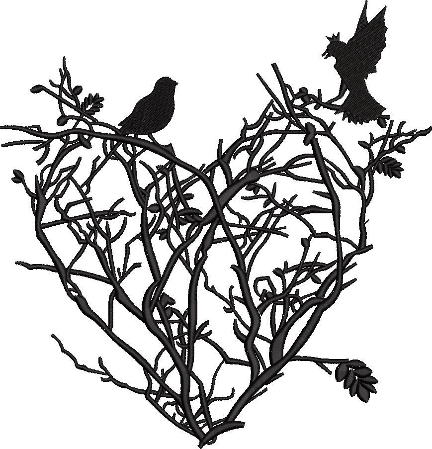 Bird Tree Heart Bird Tree Heart