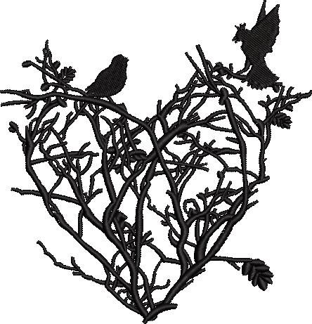Bird Tree Heart Bird Tree Heart