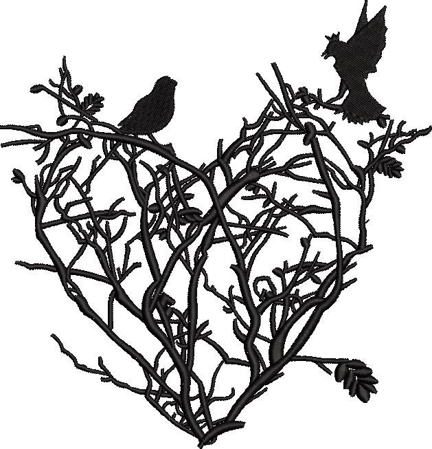 Bird Tree Heart Bird Tree Heart