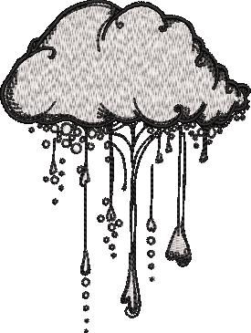 Cloud Embroidery Design