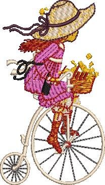 Girl On Cycle