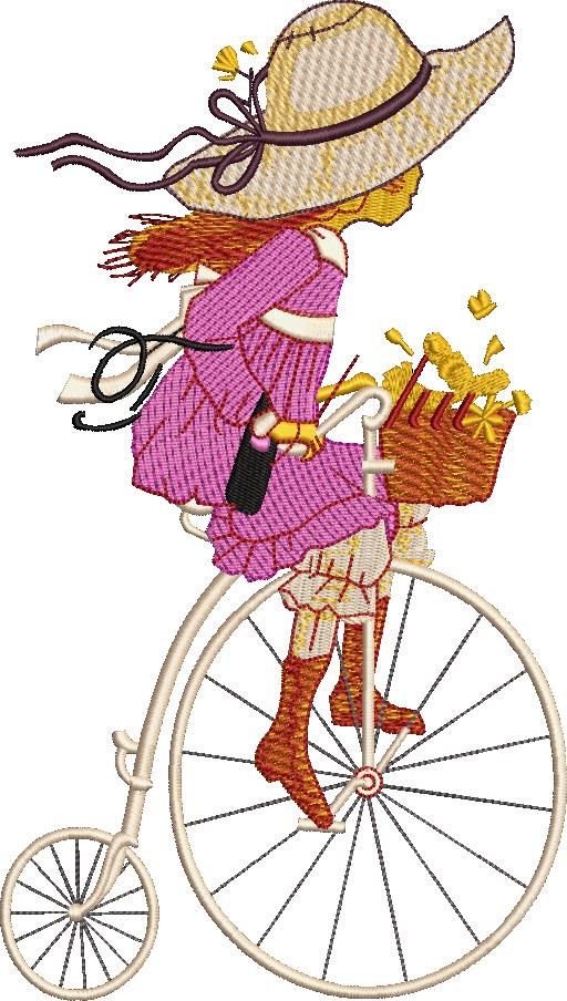Girl On Cycle
