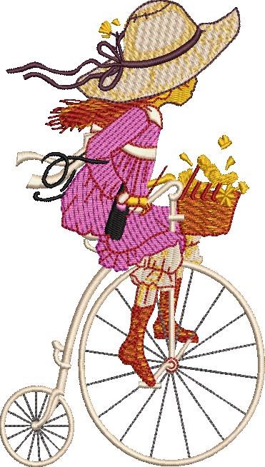 Girl On Cycle
