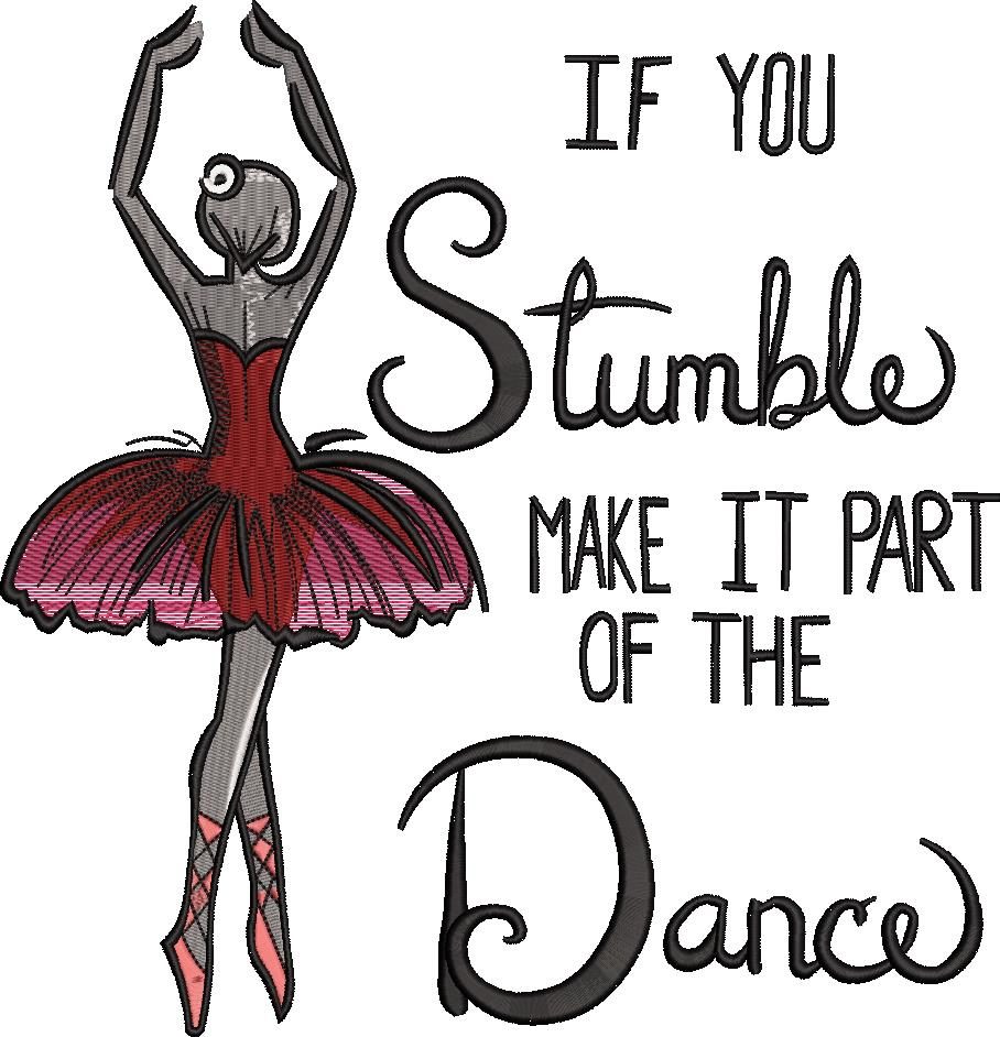 Stumble Embroidery Pattern Stumble Embroidery Pattern