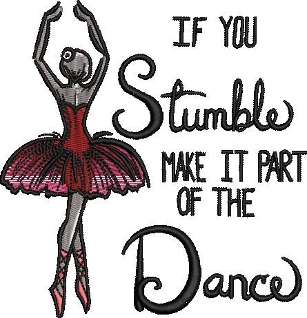 Stumble Embroidery Pattern Stumble Embroidery Pattern