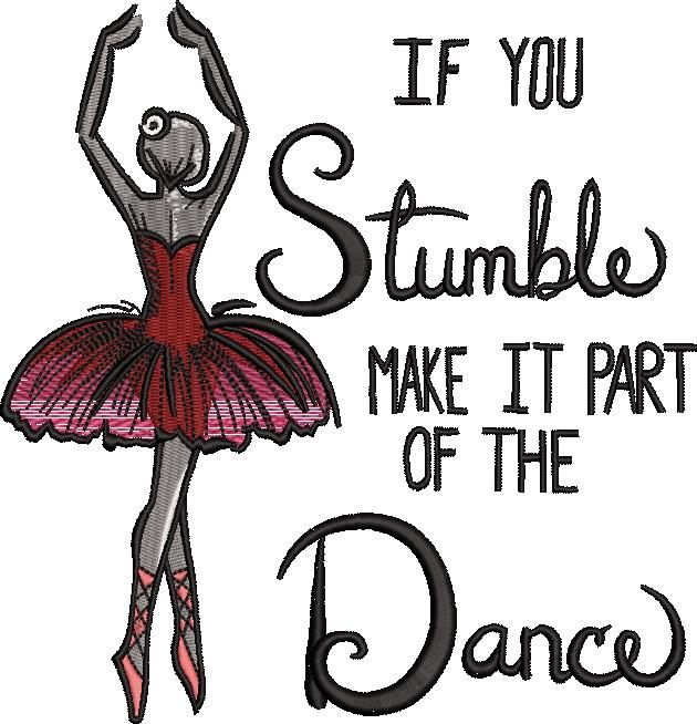 Stumble Embroidery Pattern Stumble Embroidery Pattern