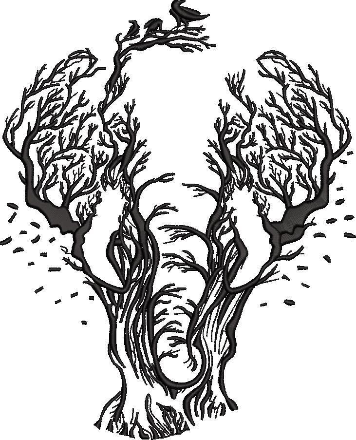 Tree Elephant Illusion
