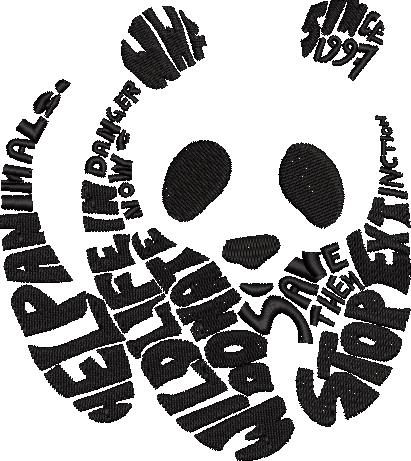 Panda Wordart Panda Wordart