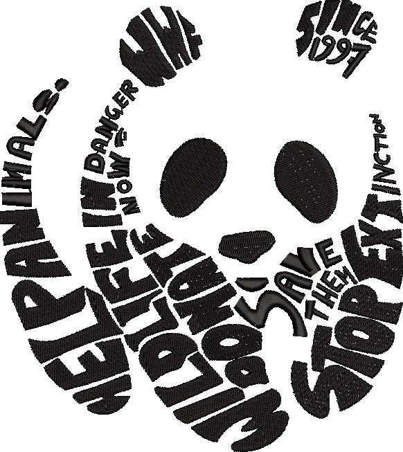 Panda Wordart Panda Wordart